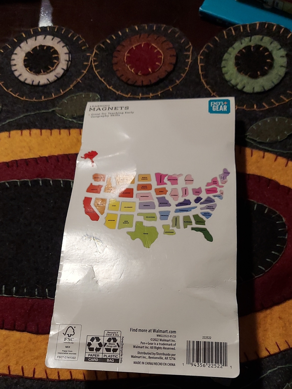 ❤️ US Map Puzzle Magnets